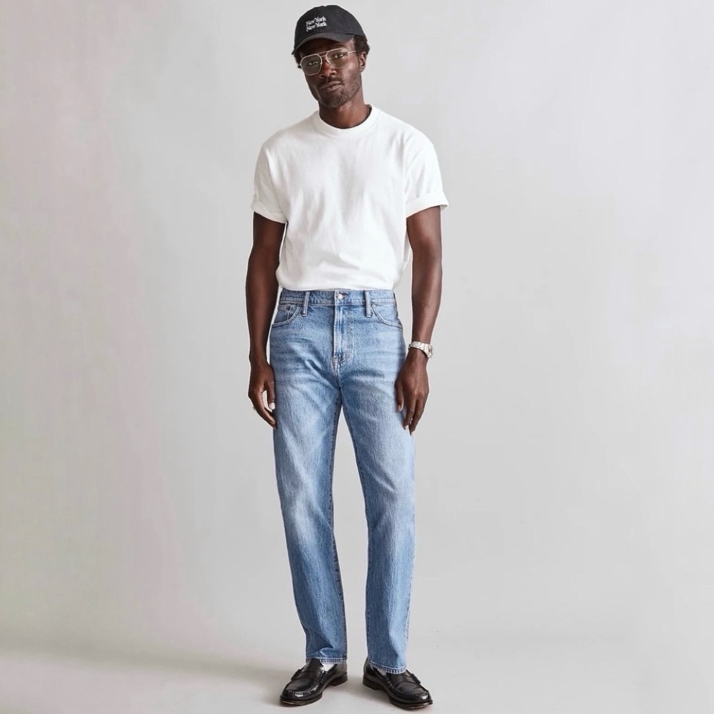 NWT Madewell 1991 Straight Leg Jean Mainshore Wash 30x30